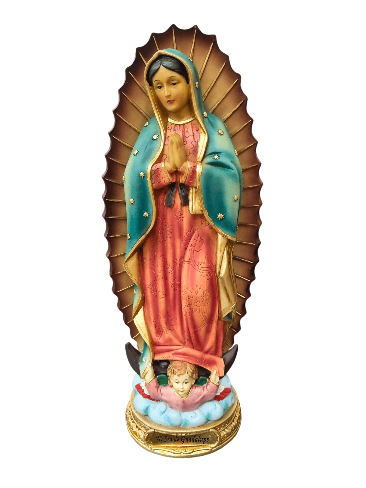 Imagem de Nossa Senhora de Guadalupe em Resina 30 cm-TerraCotta Arte Sacra