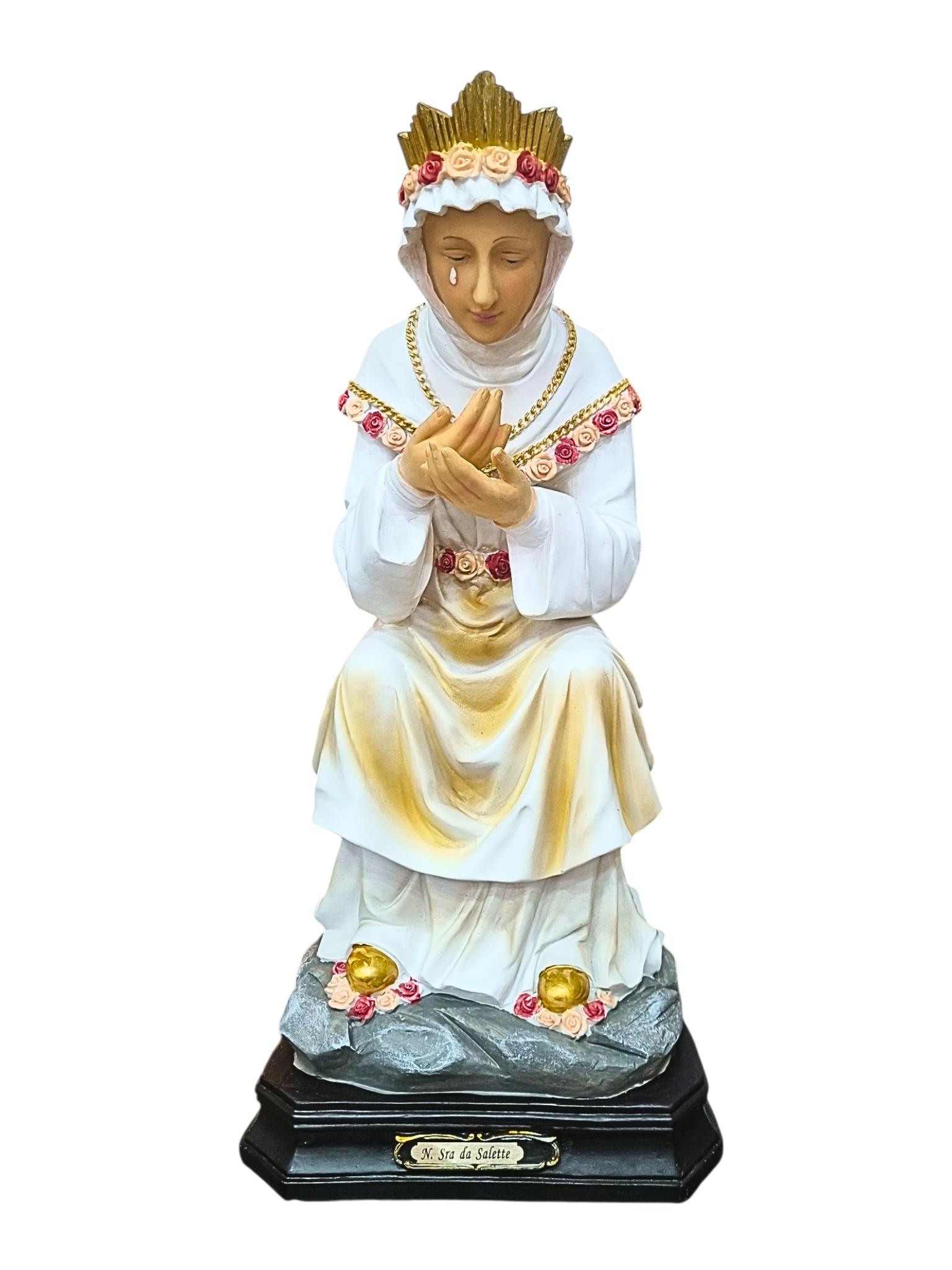 Imagem de Nossa Senhora de La Salette em Resina 60 cm-TerraCotta Arte Sacra