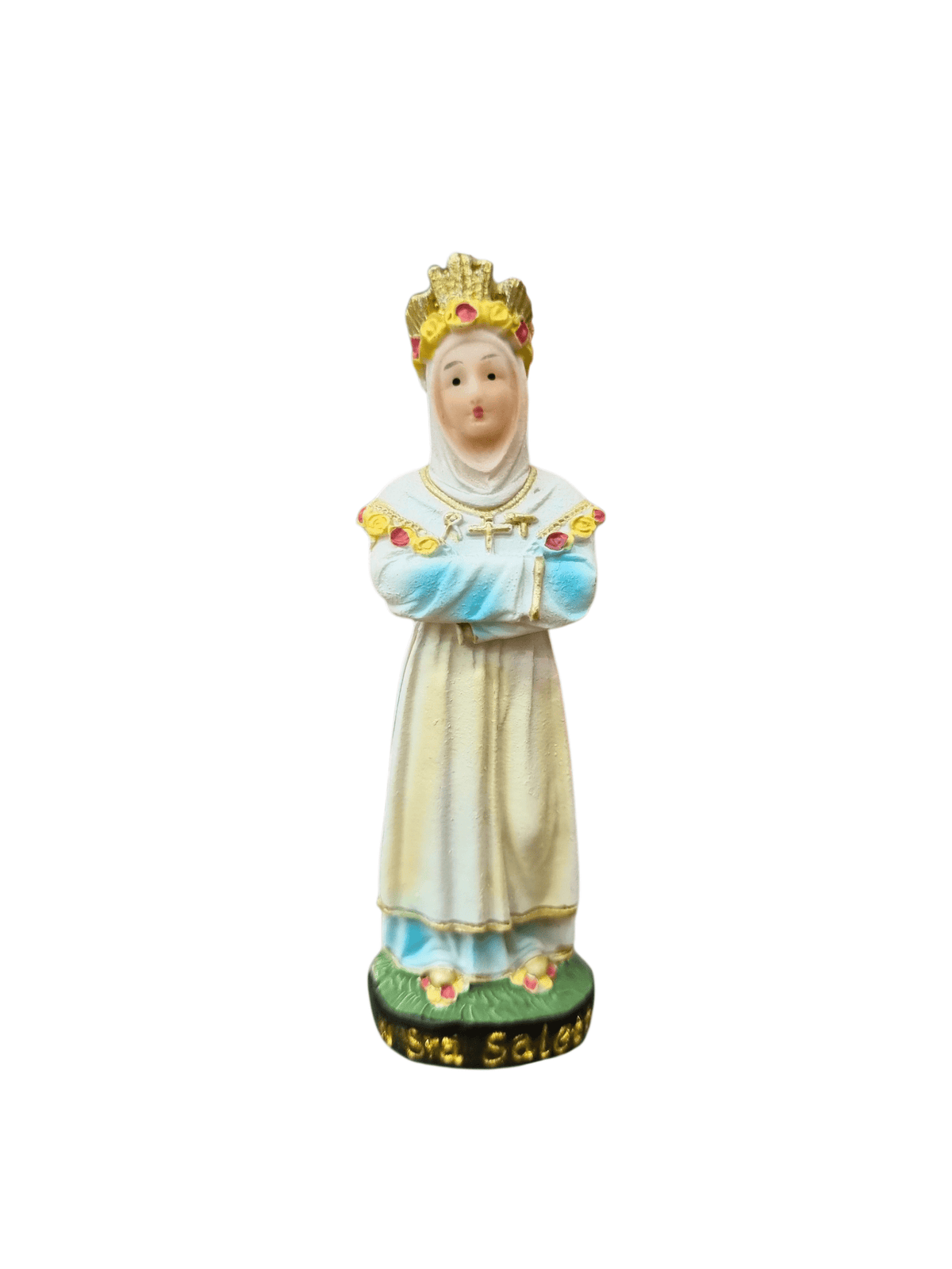 Imagem de Nossa Senhora de La Salette em Resina 7,5 cm-TerraCotta Arte Sacra