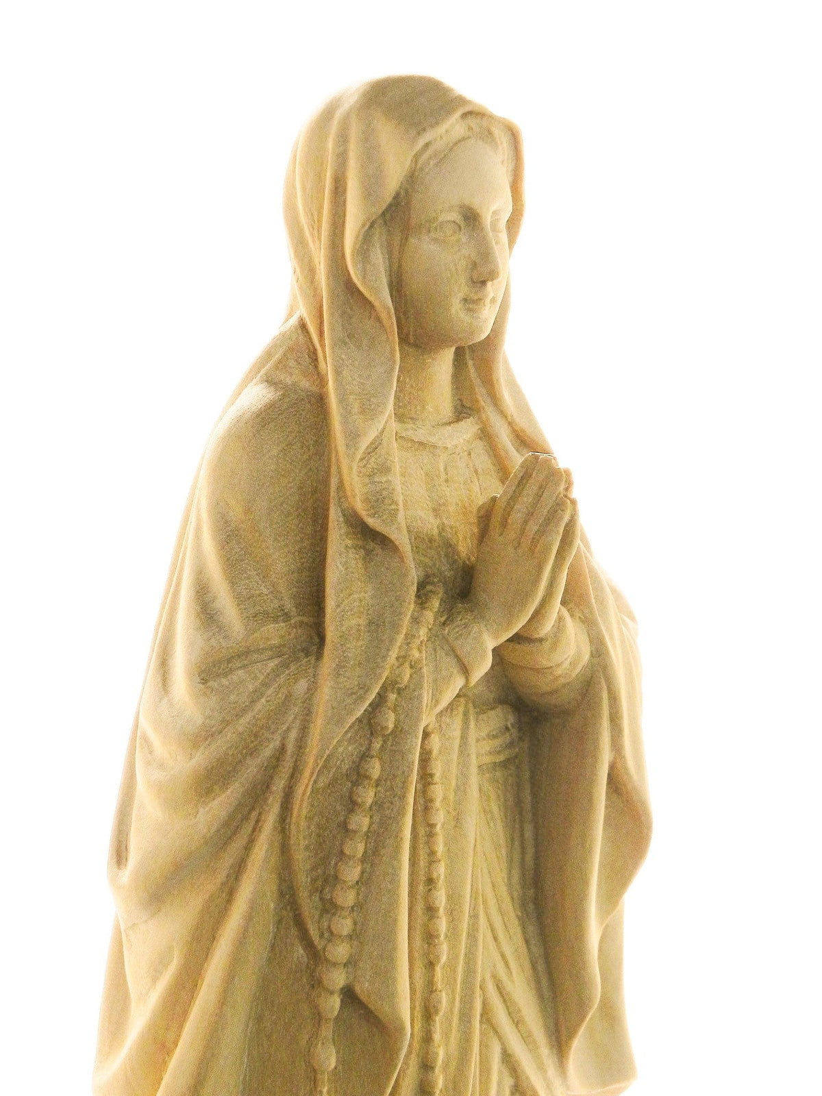 Imagem de Nossa Senhora de Lourdes Madeira 14 cm-TerraCotta Arte Sacra