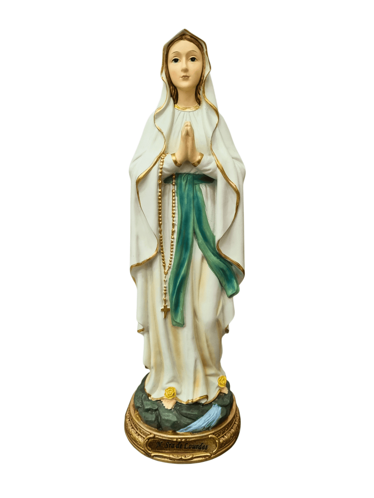 Imagem de Nossa Senhora de Lourdes em Resina 30 cm-TerraCotta Arte Sacra