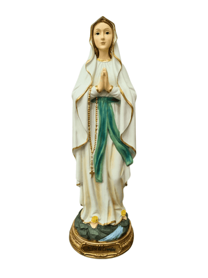 Imagem de Nossa Senhora de Lourdes em Resina 30 cm-TerraCotta Arte Sacra