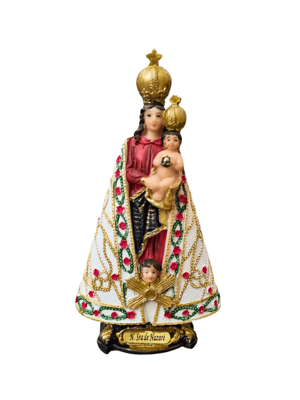 Imagem de Nossa Senhora de Nazaré 12,5 cm-TerraCotta Arte Sacra