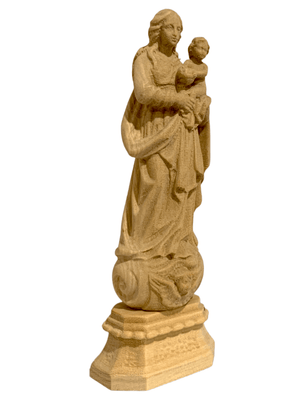 Imagem de Nossa Senhora de Nazaré de Madeira 9 cm-TerraCotta Arte Sacra