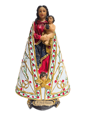 Imagem de Nossa Senhora de Nazaré em Resina 20 cm-TerraCotta Arte Sacra