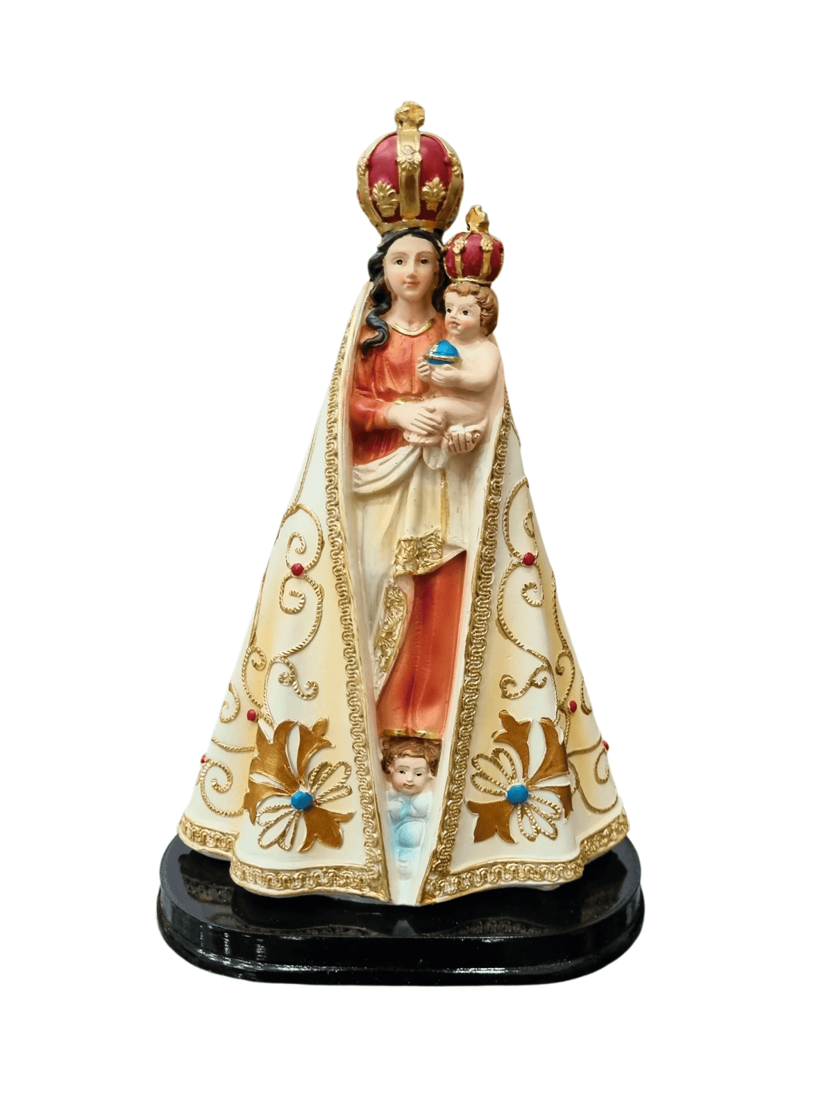 Imagem de Nossa Senhora de Nazaré em Resina 20 cm-TerraCotta Arte Sacra