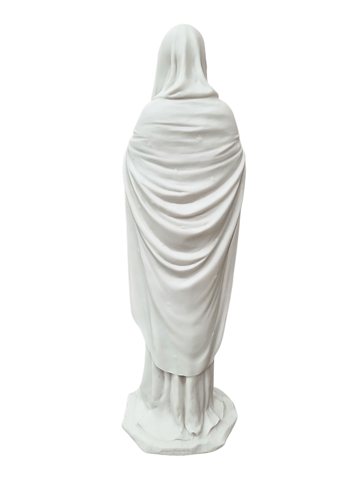 Imagem de Nossa Senhora de Pentecostes em Pó de Mármore 30 cm-TerraCotta Arte Sacra
