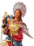Imagem de Nossa Senhora do Apocalipse Policromada 40 cm-TerraCotta Arte Sacra