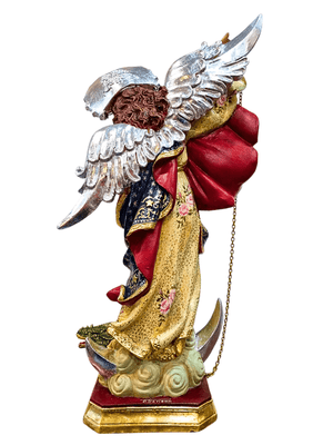 Imagem de Nossa Senhora do Apocalipse Policromada 40 cm-TerraCotta Arte Sacra