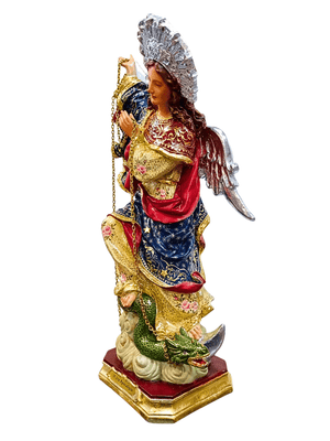 Imagem de Nossa Senhora do Apocalipse Policromada 40 cm-TerraCotta Arte Sacra