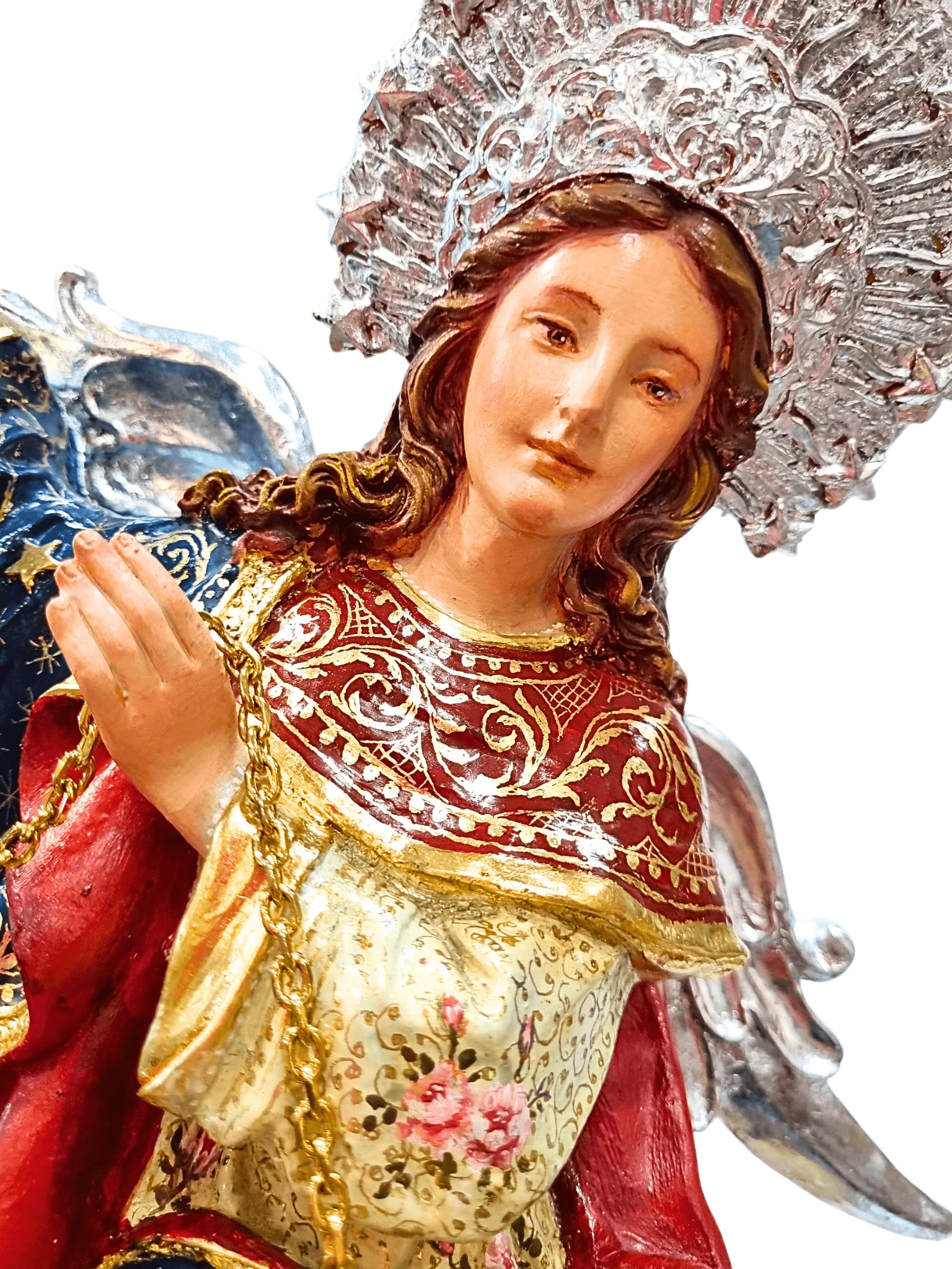Imagem de Nossa Senhora do Apocalipse Policromada 40 cm-TerraCotta Arte Sacra