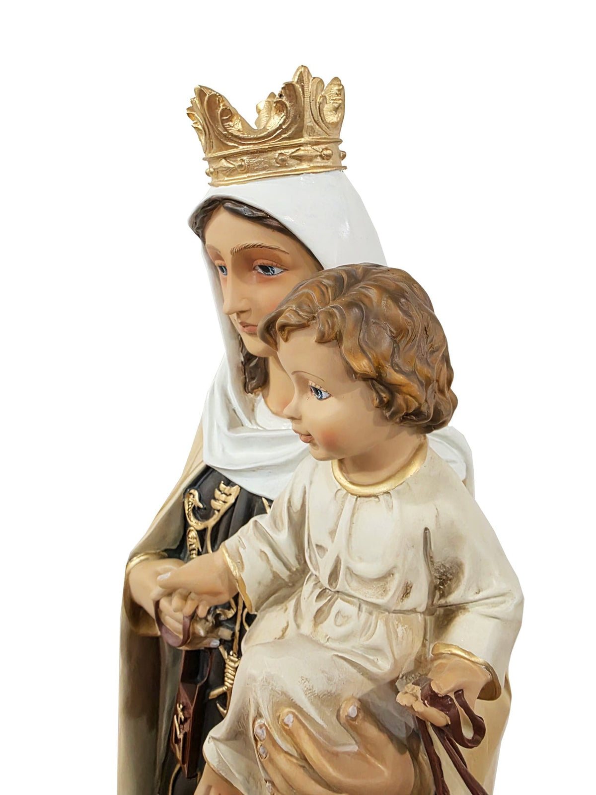 Imagem de Nossa Senhora do Carmo Pó de Mármore 60 cm-TerraCotta Arte Sacra
