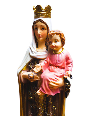 Imagem de Nossa Senhora do Carmo em Resina 20 cm-TerraCotta Arte Sacra