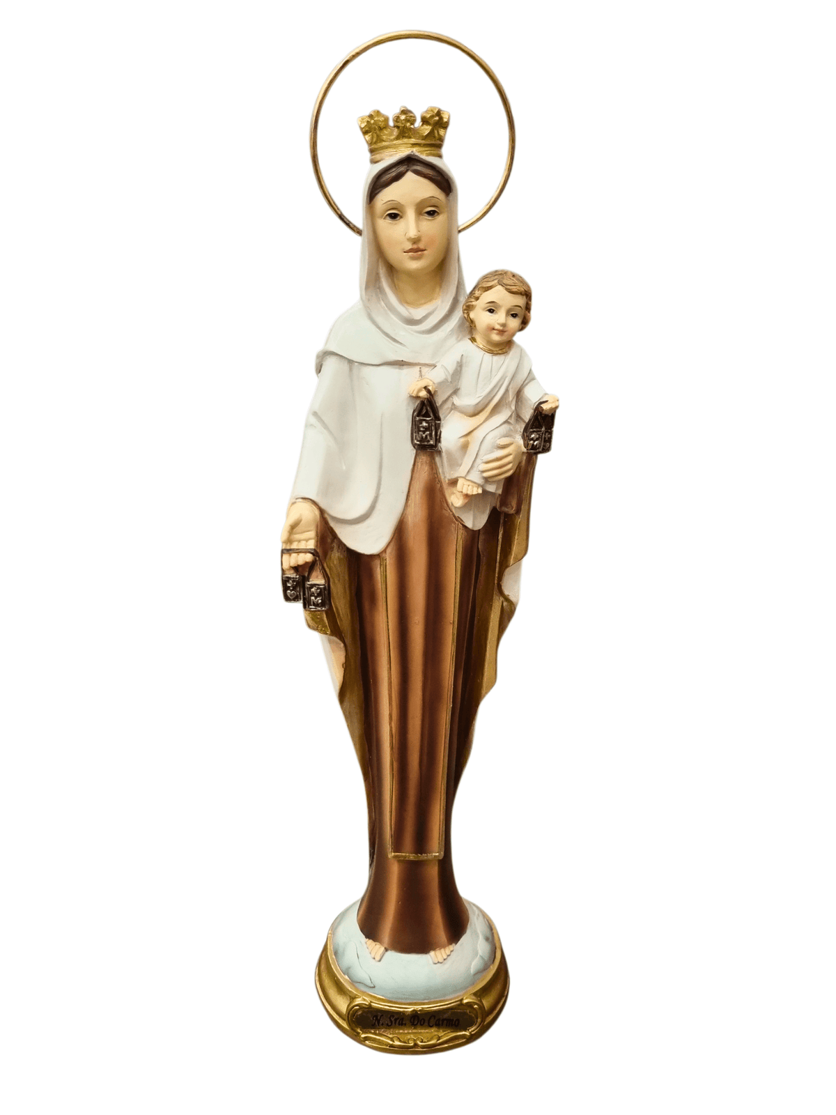 Imagem de Nossa Senhora do Carmo em Resina 30 cm-TerraCotta Arte Sacra