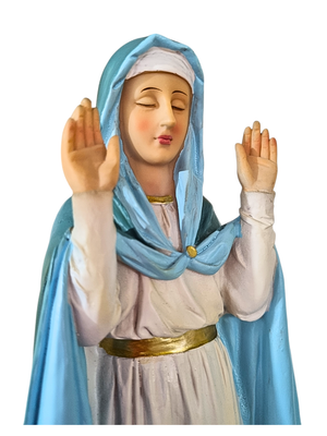 Imagem de Nossa Senhora do Equilíbrio em Resina 30 cm-TerraCotta Arte Sacra