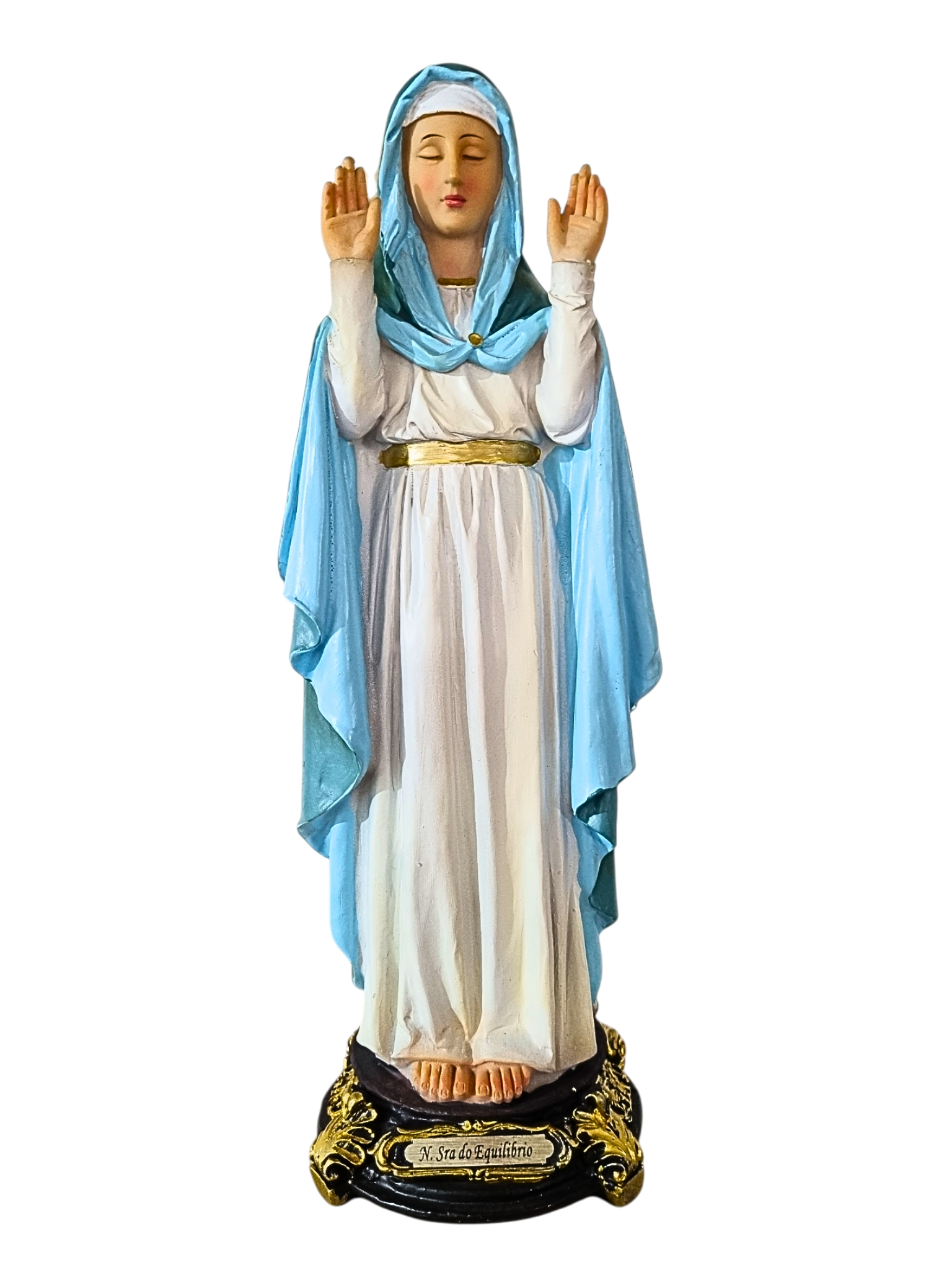 Imagem de Nossa Senhora do Equilíbrio em Resina 30 cm-TerraCotta Arte Sacra