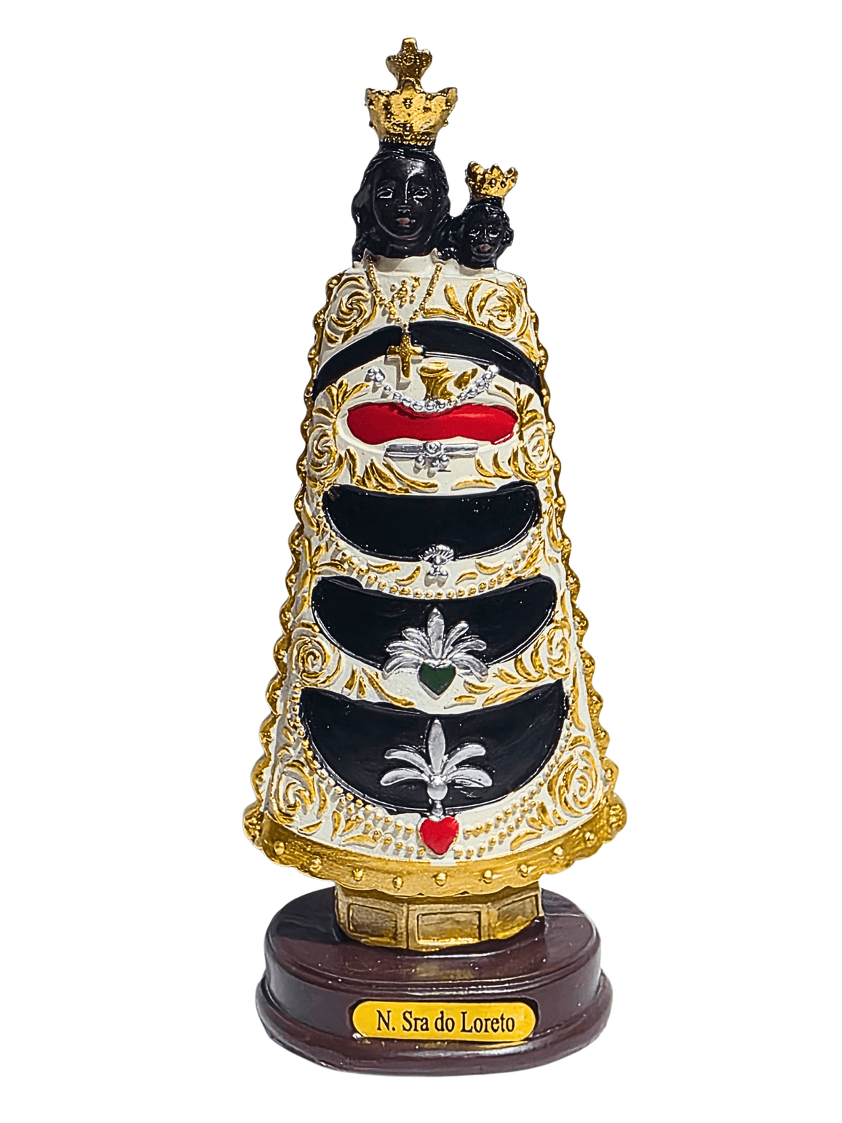 Imagem de Nossa Senhora do Loreto em Resina 15 cm-TerraCotta Arte Sacra