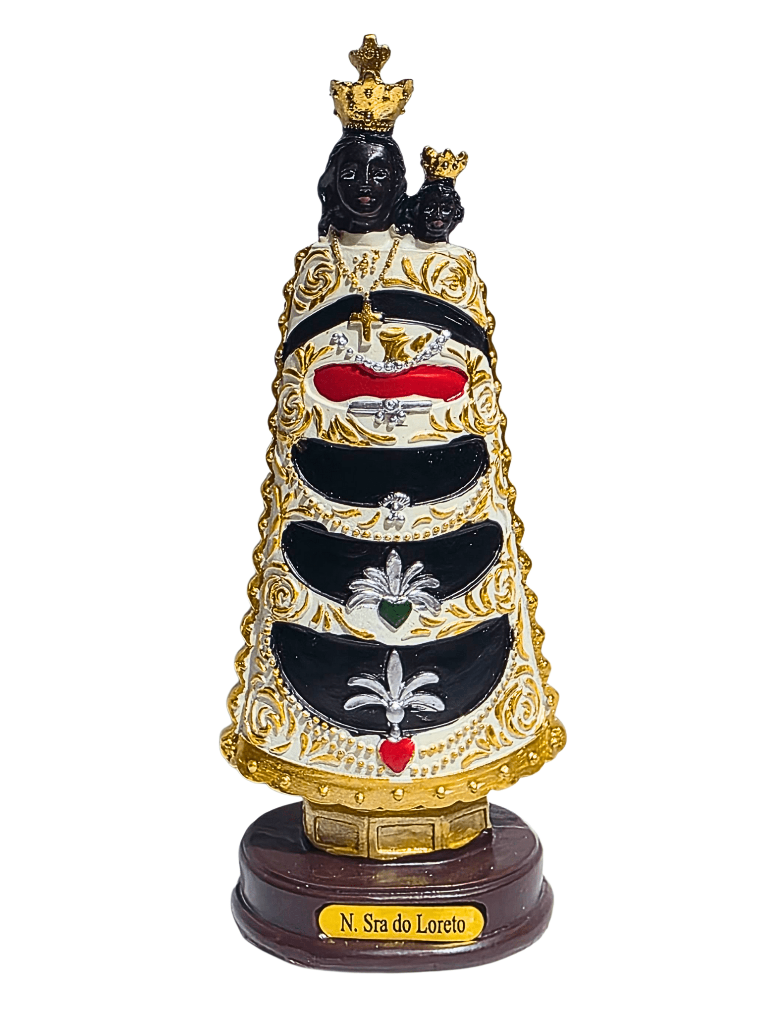 Imagem de Nossa Senhora do Loreto em Resina 15 cm-TerraCotta Arte Sacra