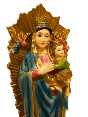 Imagem de Nossa Senhora do Perpétuo Socorro em Resina 20 cm-TerraCotta Arte Sacra