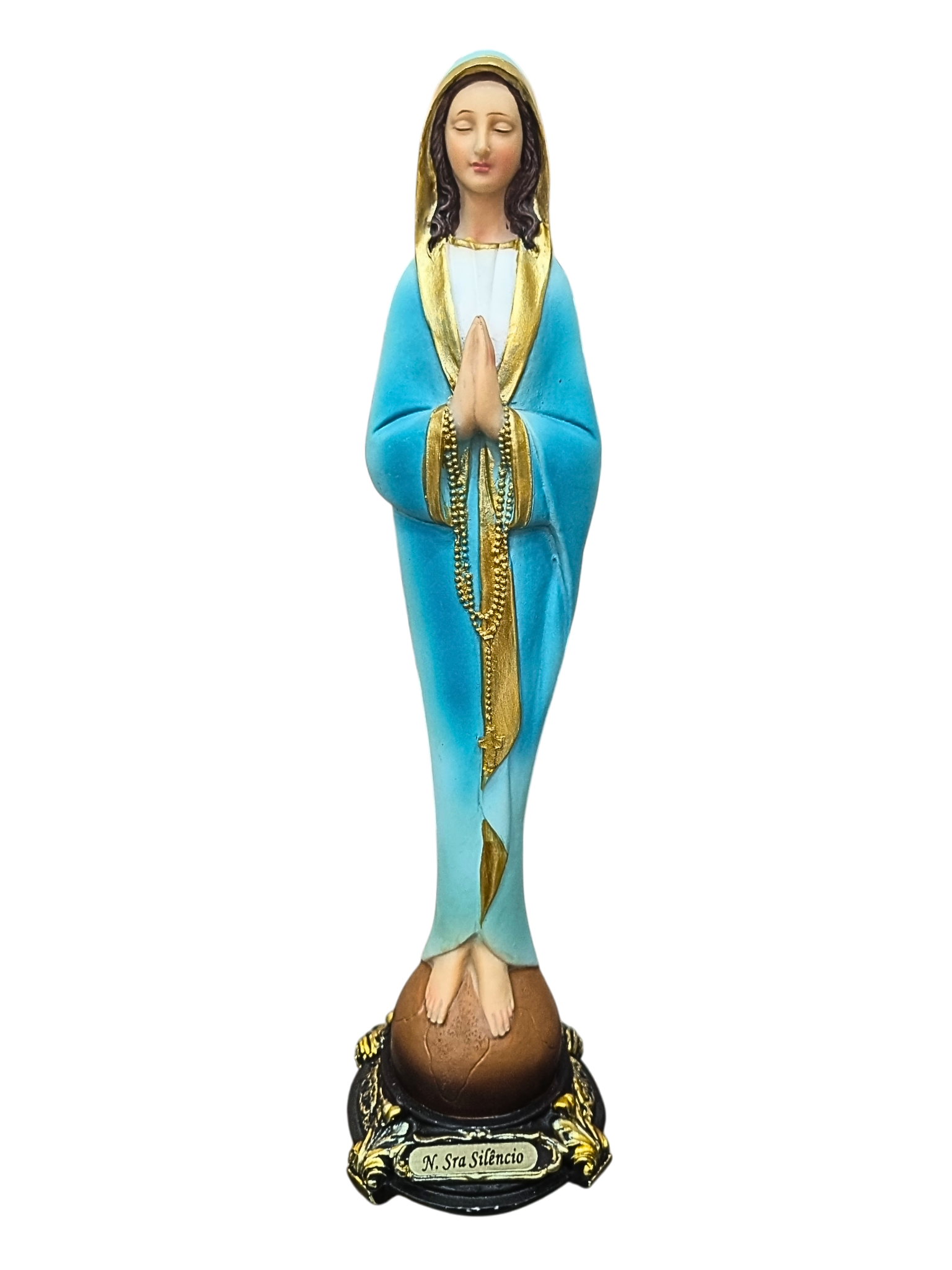 Imagem de Nossa Senhora do Silêncio em Resina 30 cm-TerraCotta Arte Sacra