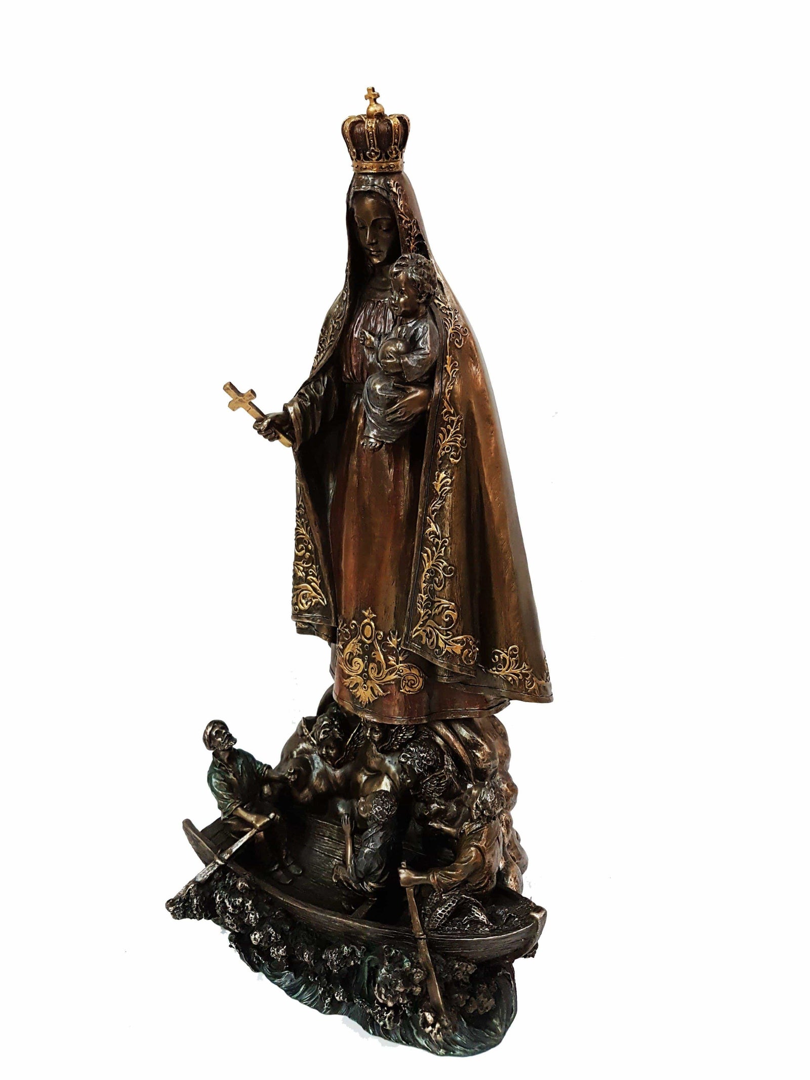 Imagem de Nossa Senhora dos Navegantes-TerraCotta Arte Sacra