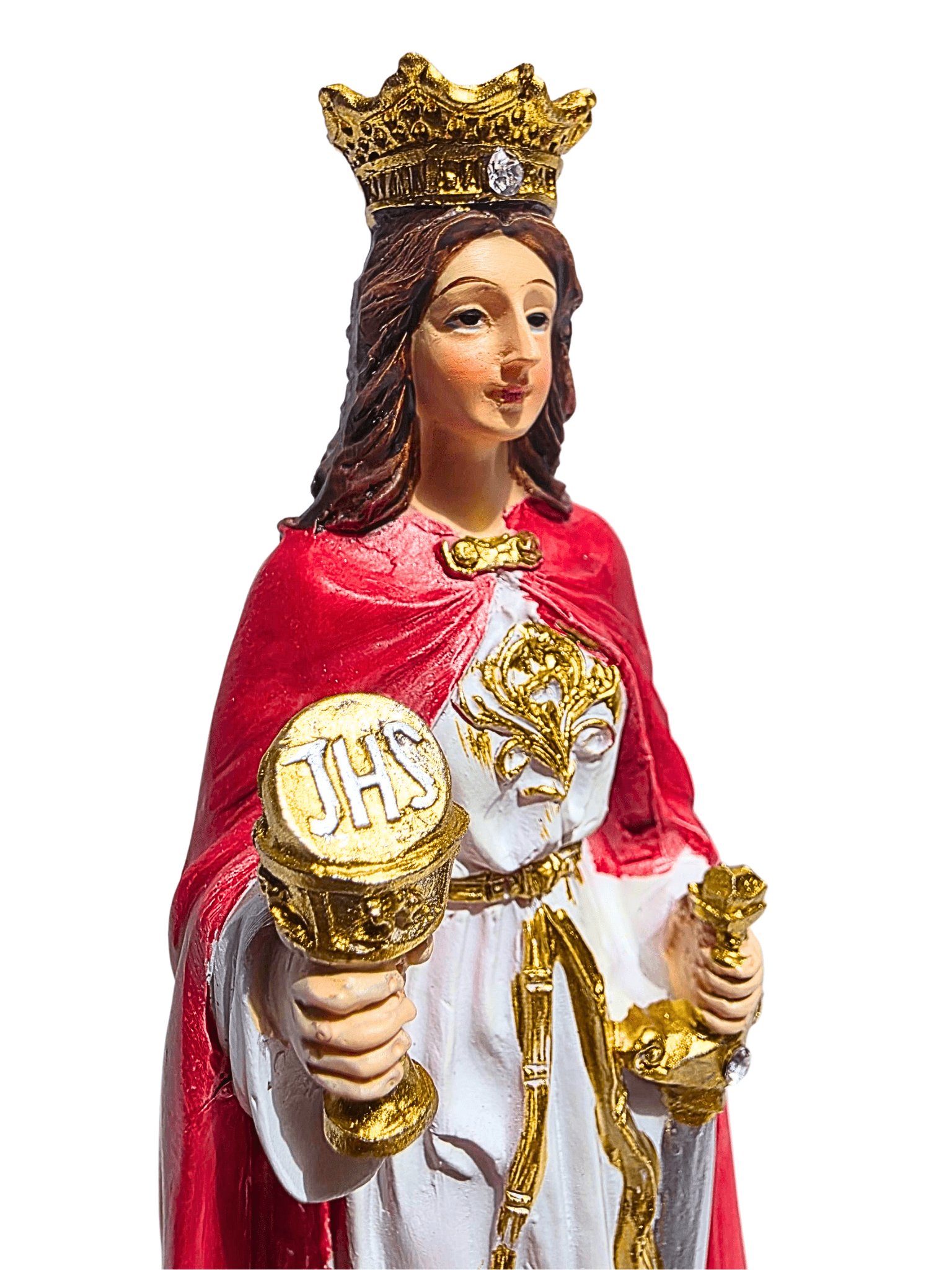 Imagem de Santa Barbara em Resina 20 cm-TerraCotta Arte Sacra