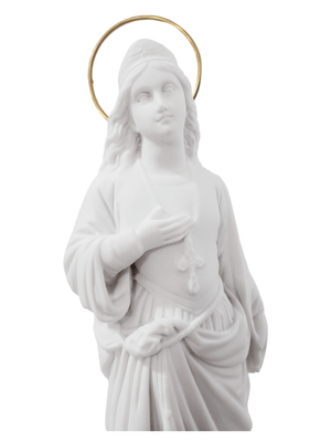 Imagem de Santa Cecília em Pó de Mármore 32 cm-TerraCotta Arte Sacra
