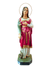 Imagem de Santa Cecília em Pó de Mármore Colorido com Olhos de Vidro 60 cm-TerraCotta Arte Sacra