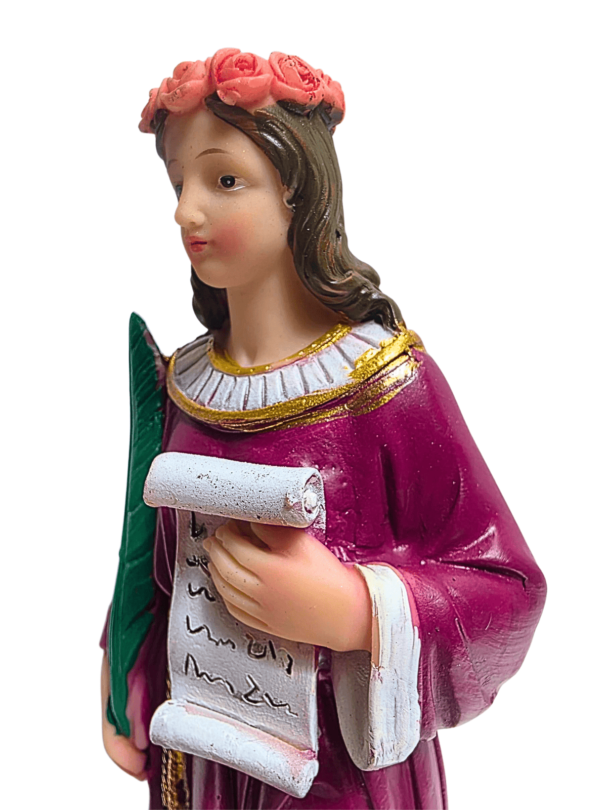 Imagem de Santa Cecília em Resina 20 cm-TerraCotta Arte Sacra
