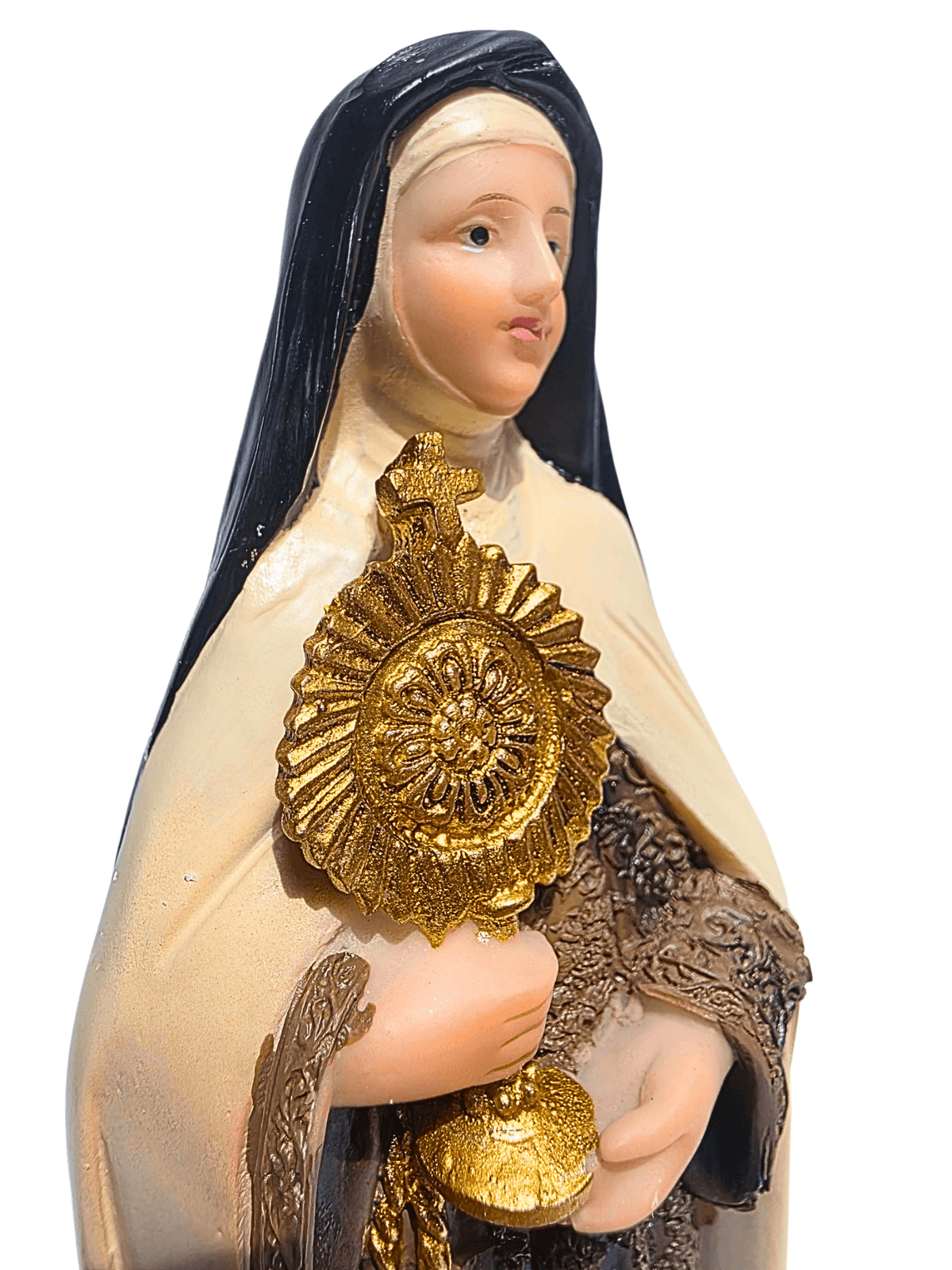 Imagem de Santa Clara em Resina 20 cm-TerraCotta Arte Sacra