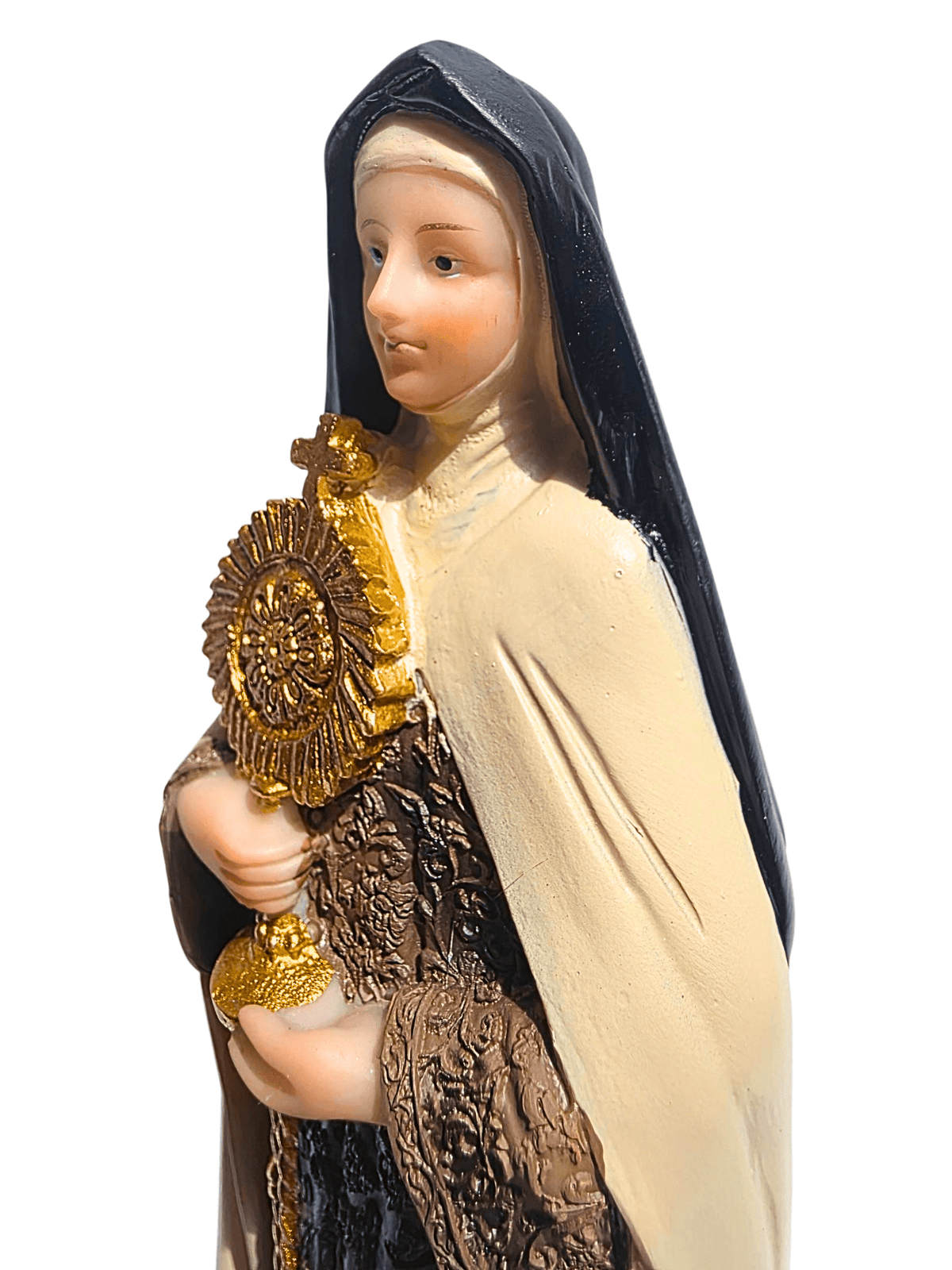 Imagem de Santa Clara em Resina 20 cm-TerraCotta Arte Sacra