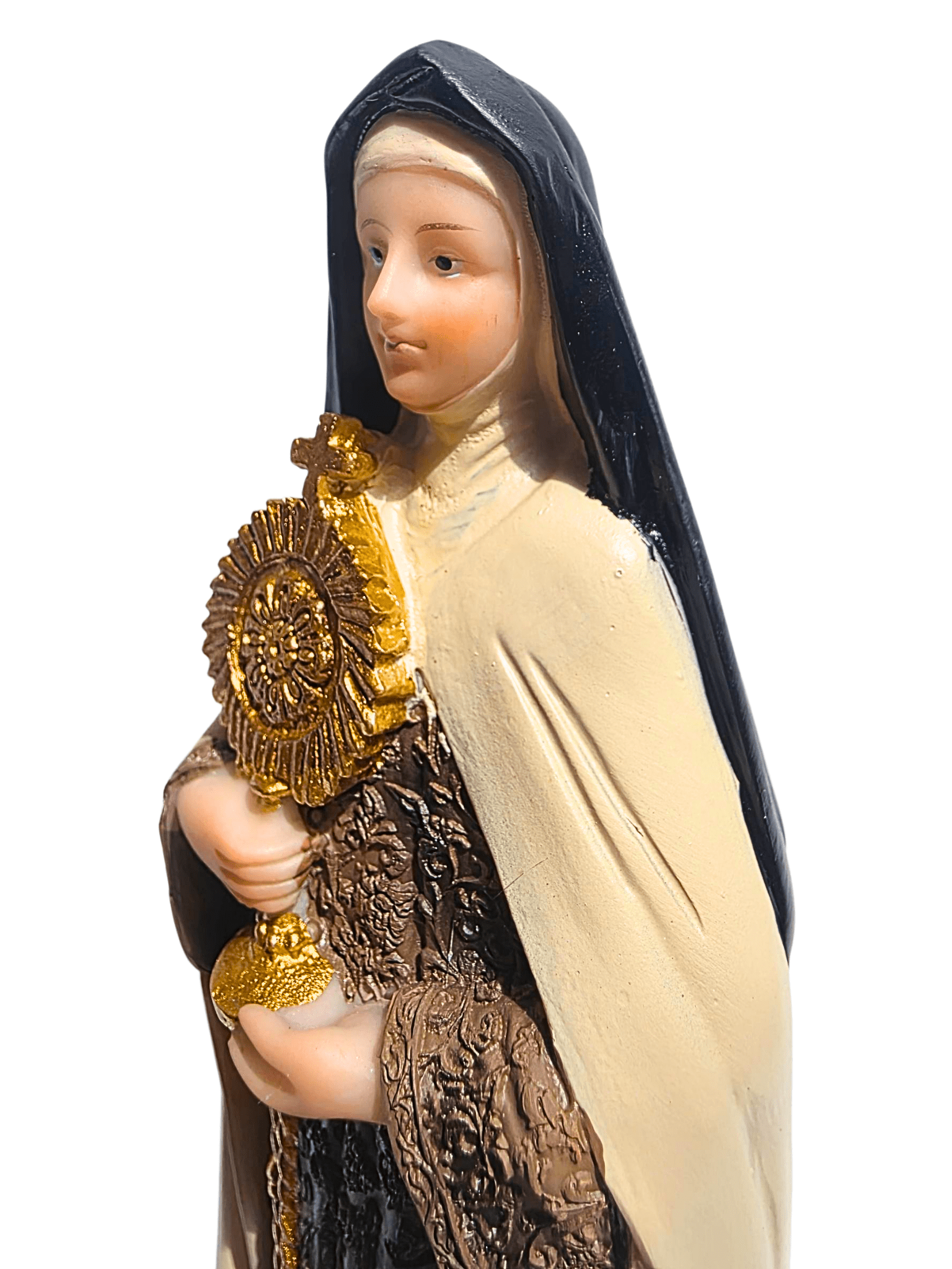 Imagem de Santa Clara em Resina 20 cm-TerraCotta Arte Sacra