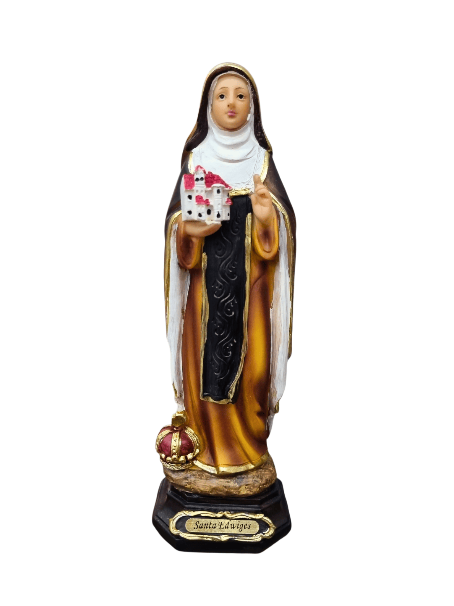 Imagem de Santa Edwirges em resina 20 cm-TerraCotta Arte Sacra