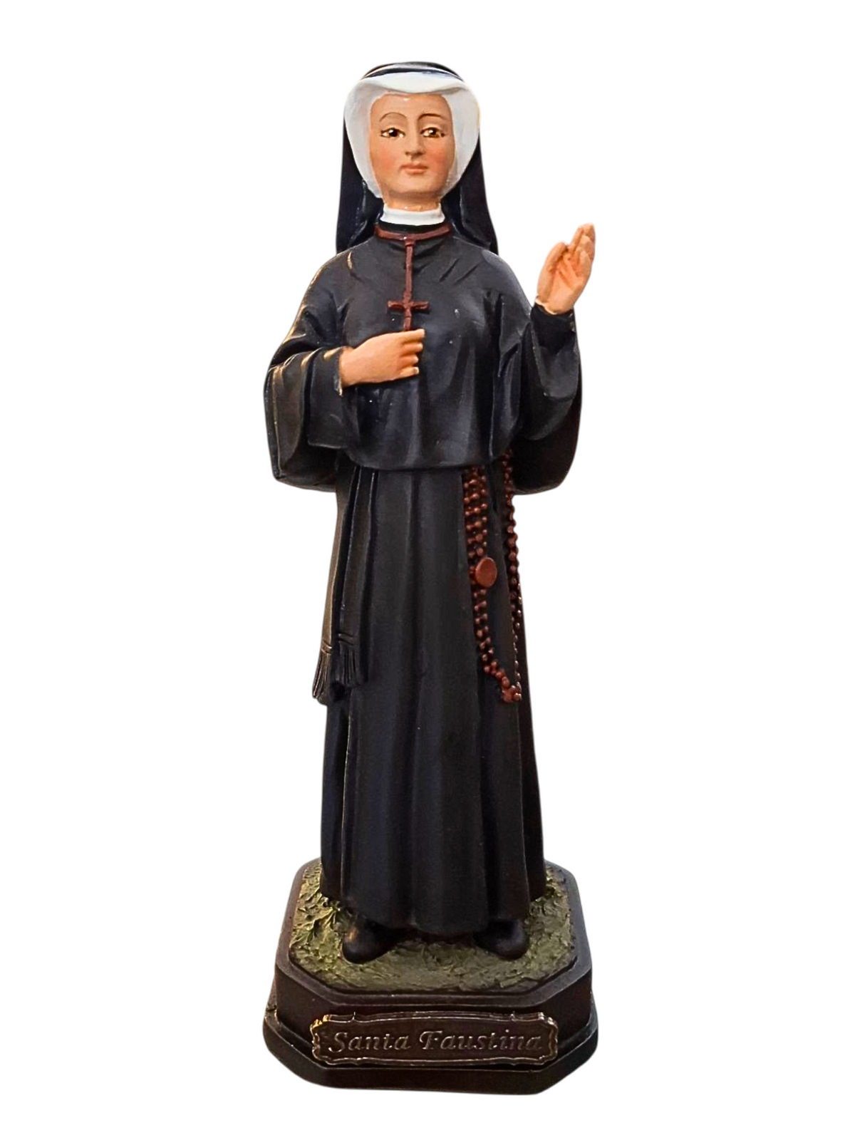 Imagem de Santa Faustina em Resina 20 cm-TerraCotta Arte Sacra