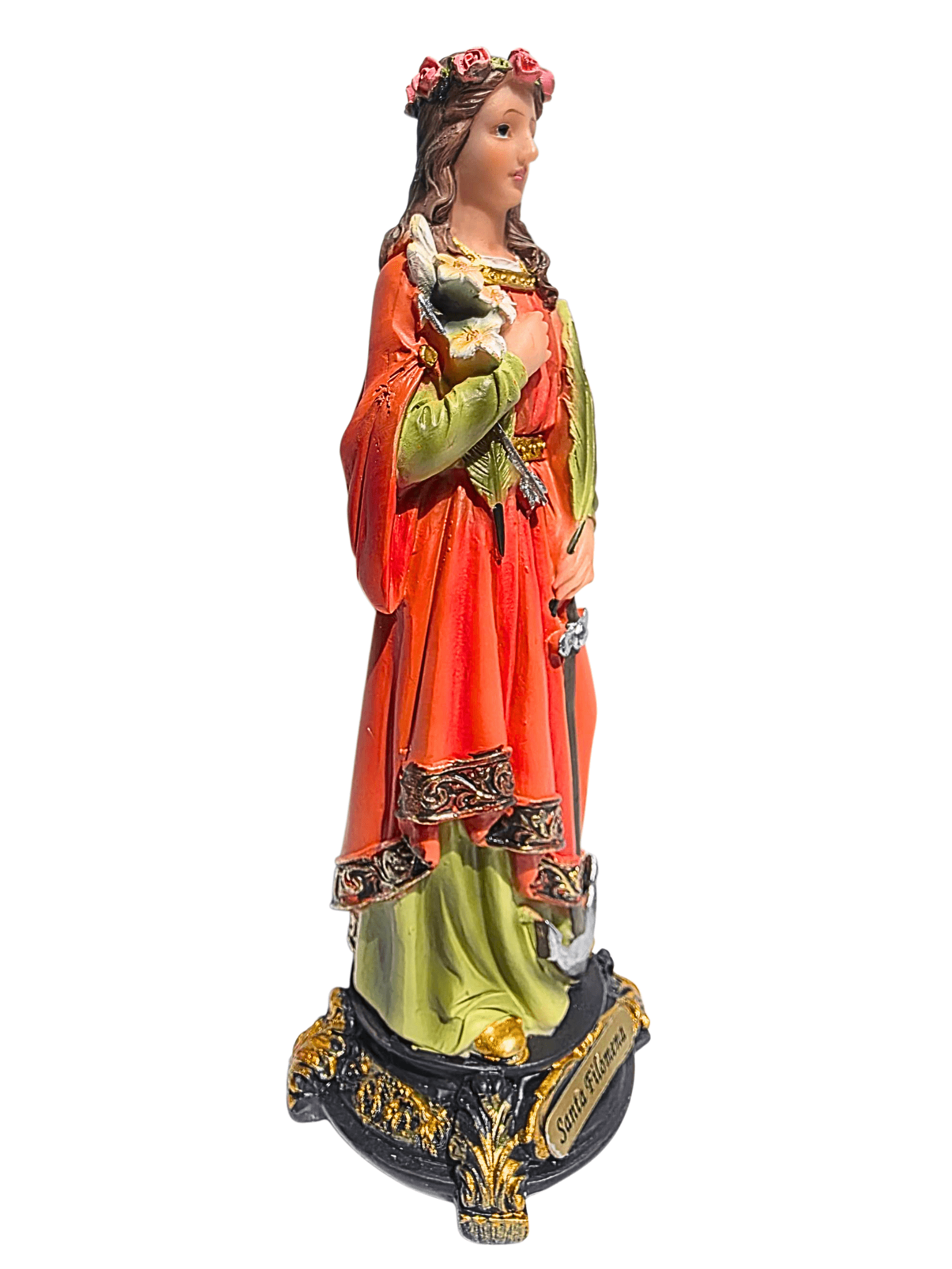 Imagem de Santa Filomena em Resina 20 cm-TerraCotta Arte Sacra