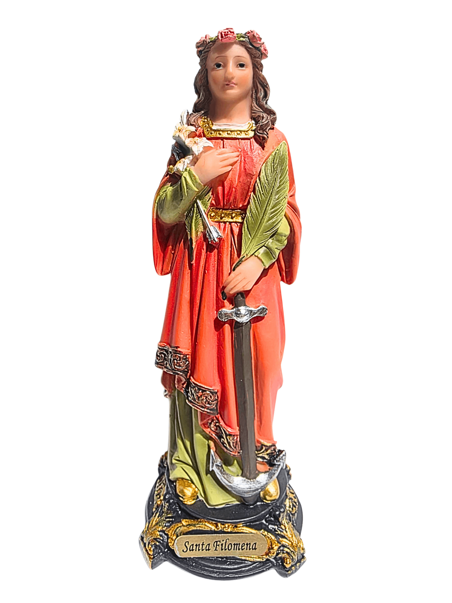 Imagem de Santa Filomena em Resina 20 cm-TerraCotta Arte Sacra