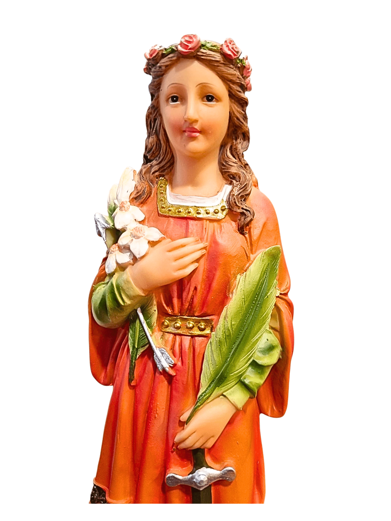 Imagem de Santa Filomena em Resina 30 cm-TerraCotta Arte Sacra