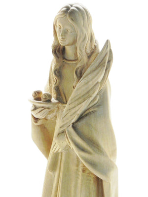 Imagem de Santa Luzia de Madeira-TerraCotta Arte Sacra