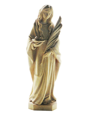 Imagem de Santa Luzia de Madeira-TerraCotta Arte Sacra