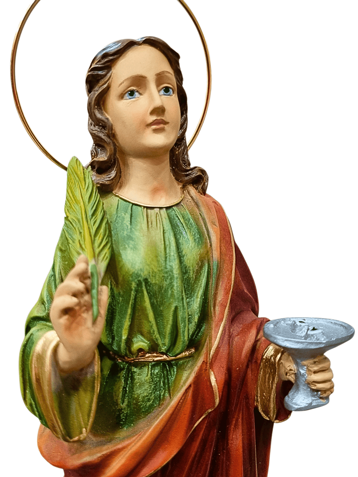 Imagem de Santa Luzia em Resina de 30 cm-TerraCotta Arte Sacra