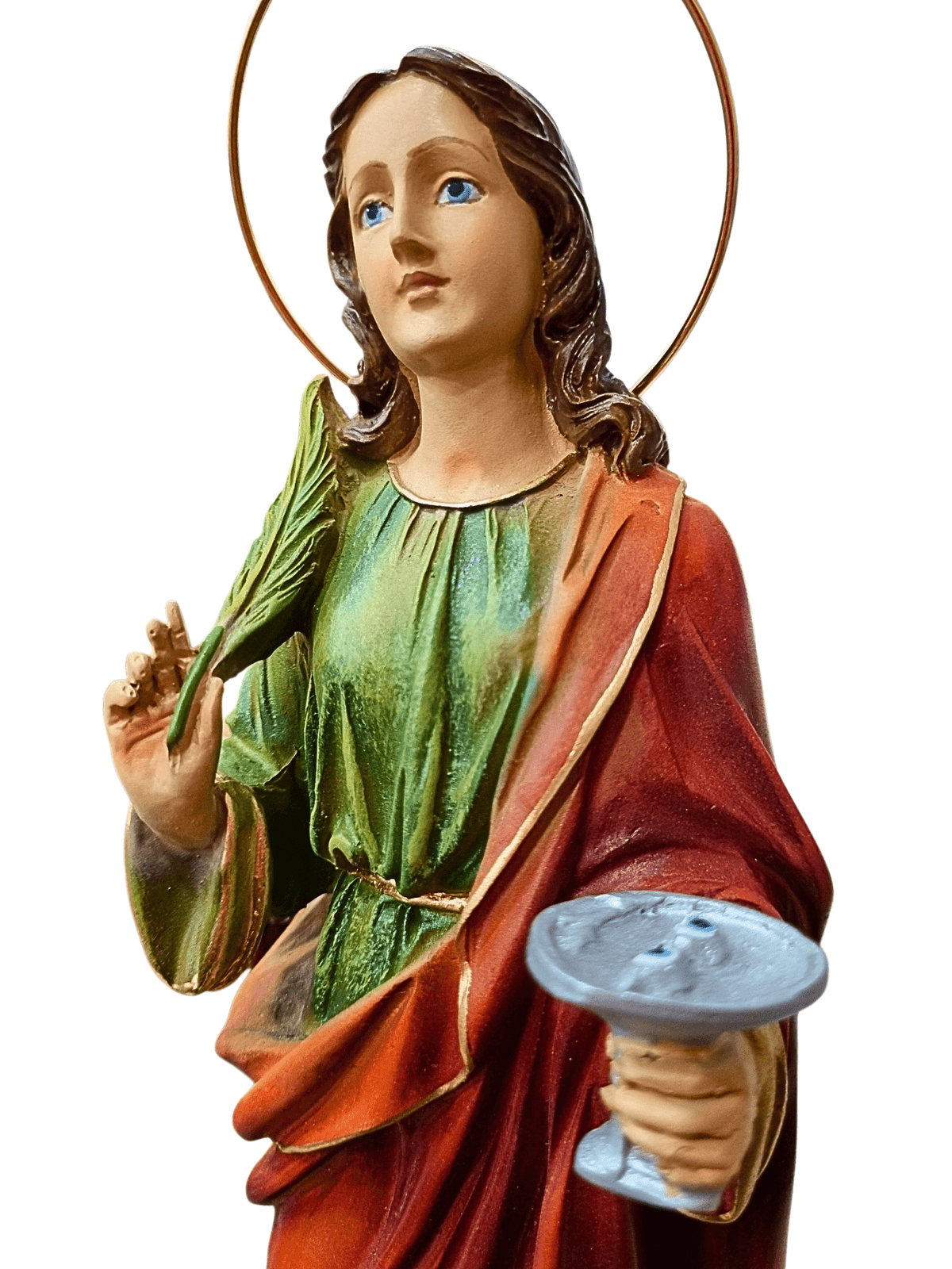 Imagem de Santa Luzia em Resina de 30 cm-TerraCotta Arte Sacra