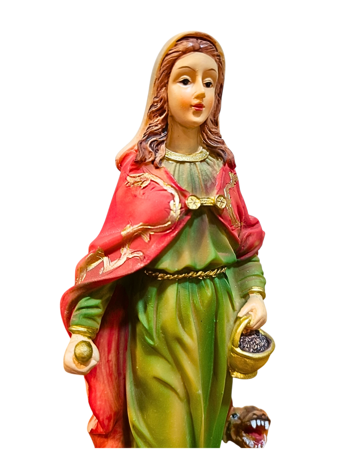 Imagem de Santa Marta em Resina 20 cm-TerraCotta Arte Sacra