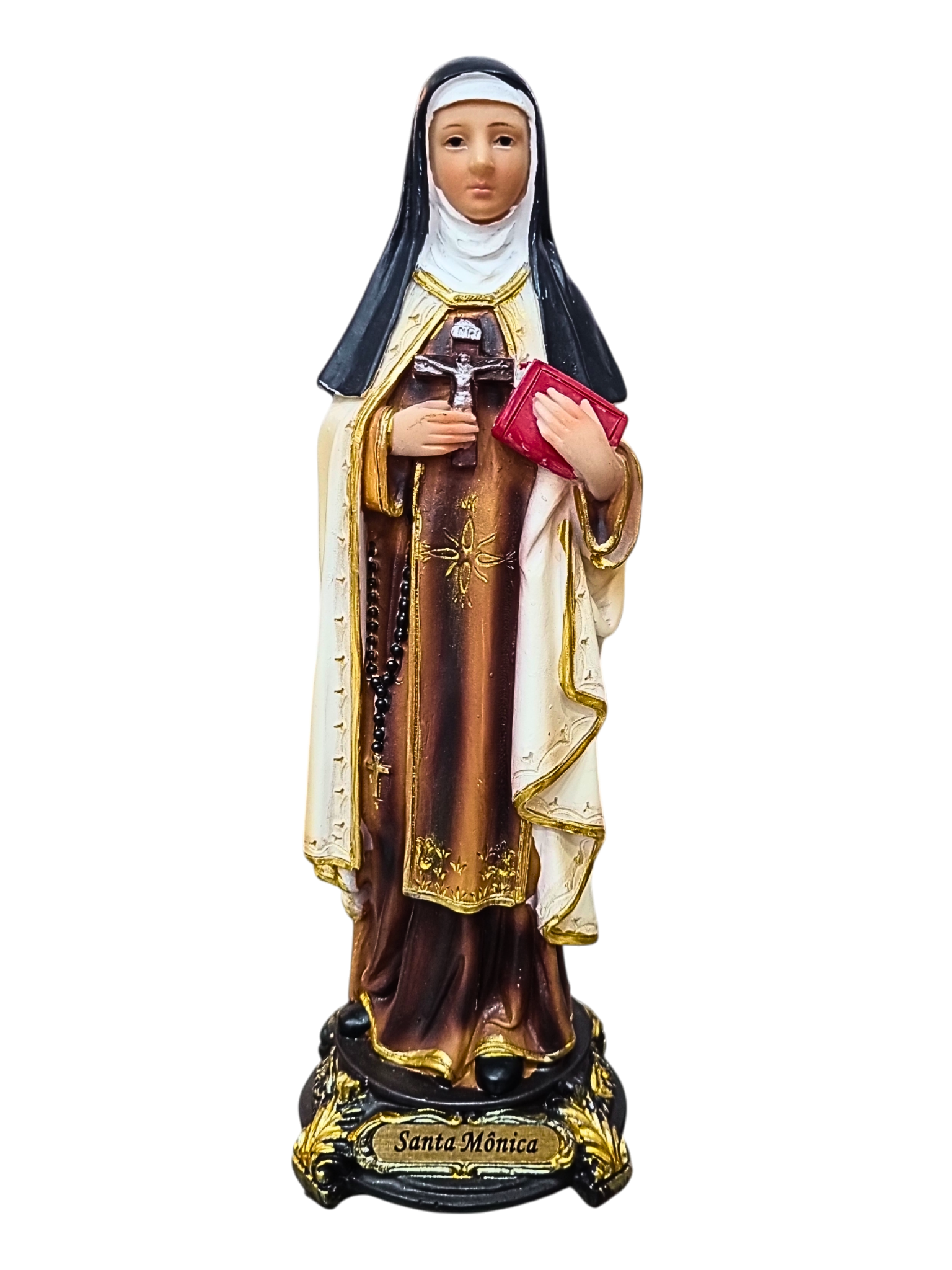 Imagem de Santa Mônica em Resina 20 cm-TerraCotta Arte Sacra
