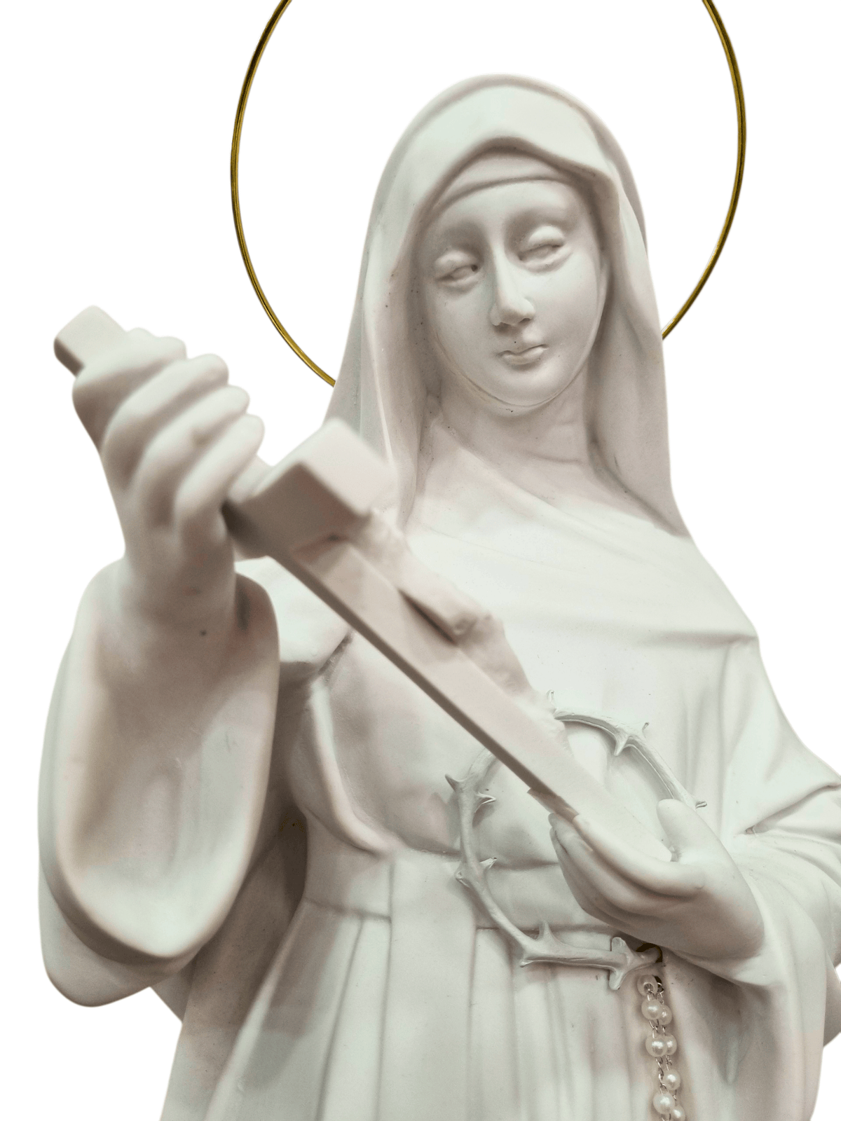 Imagem de Santa Rita em Pó de Mármore 60cm-TerraCotta Arte Sacra