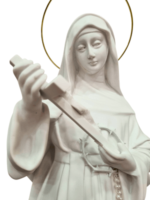 Imagem de Santa Rita em Pó de Mármore 60cm-TerraCotta Arte Sacra