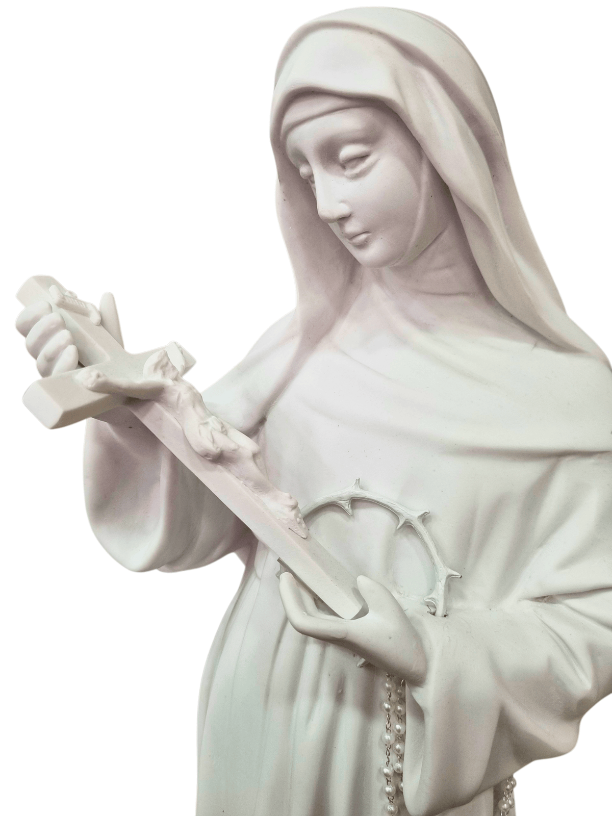 Imagem de Santa Rita em Pó de Mármore 60cm-TerraCotta Arte Sacra