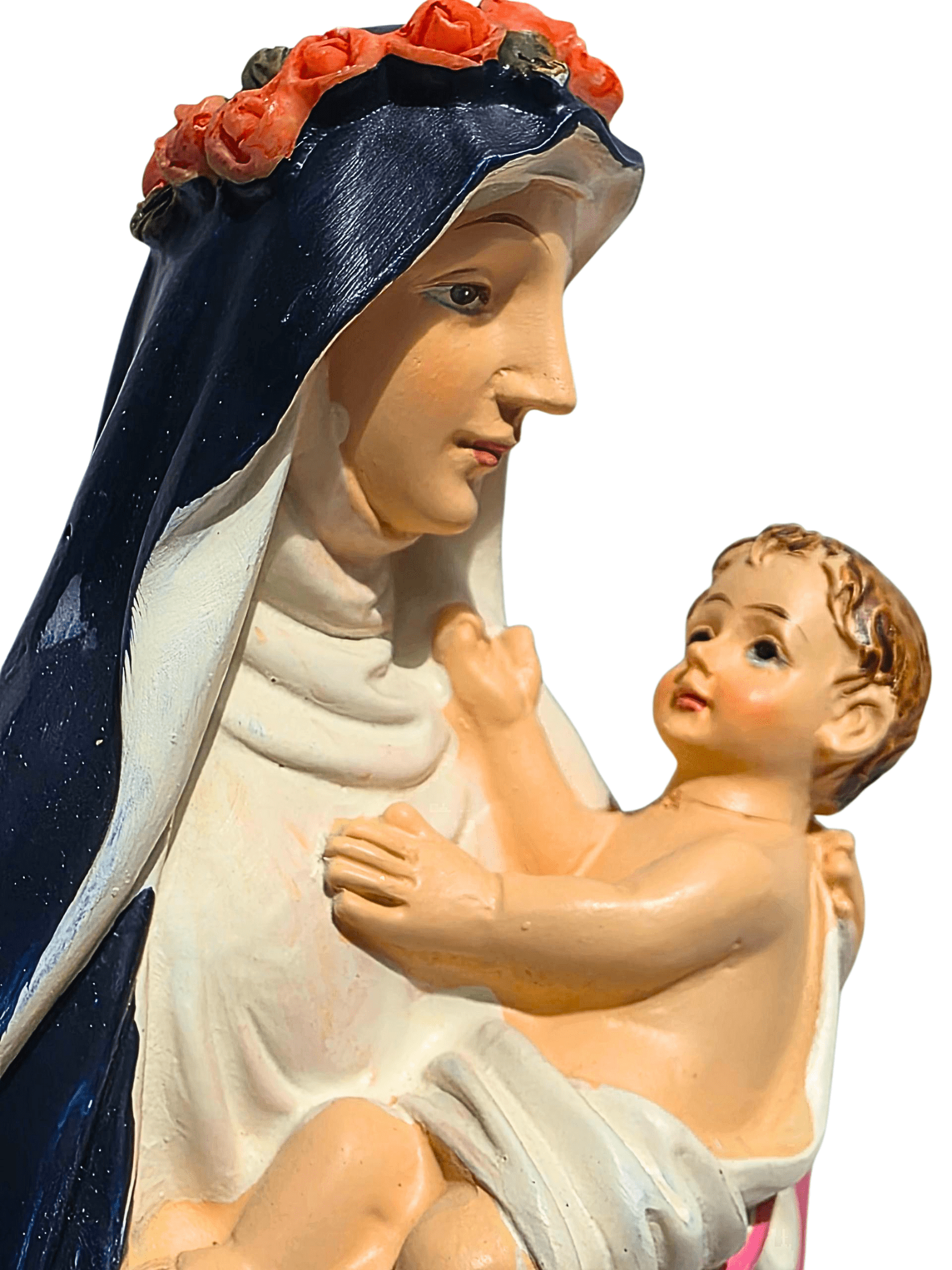 Imagem de Santa Rosa de Lima em Resina 20 cm-TerraCotta Arte Sacra