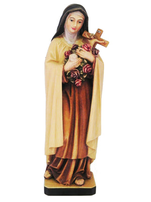 Imagem de Santa Terezinha de Madeira Italiana 40 cm-TerraCotta Arte Sacra