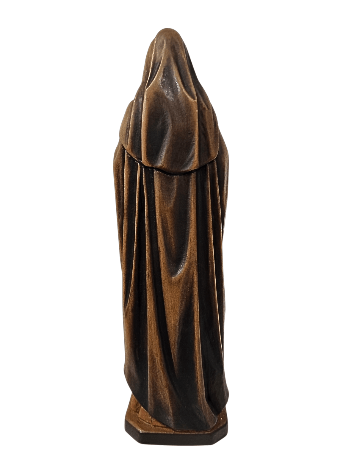 Imagem de Santa Terezinha do Menino Jesus em Madeira Italiana 19,5 cm-TerraCotta Arte Sacra