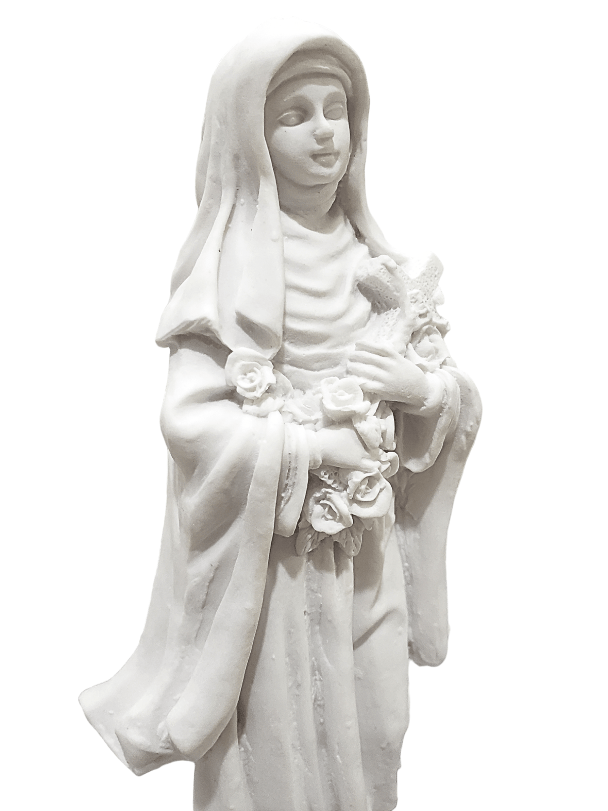 Imagem de Santa Terezinha em Pó de Mármore 20 cm-TerraCotta Arte Sacra